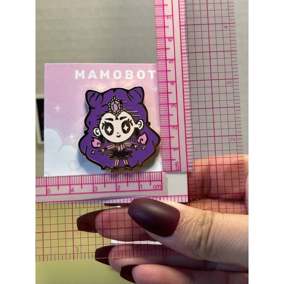 Mamobot Sailor Moon Anime Pin Senshi Dolls Black Moon Clan Koan Spectre Sisters - Picture 2 of 11